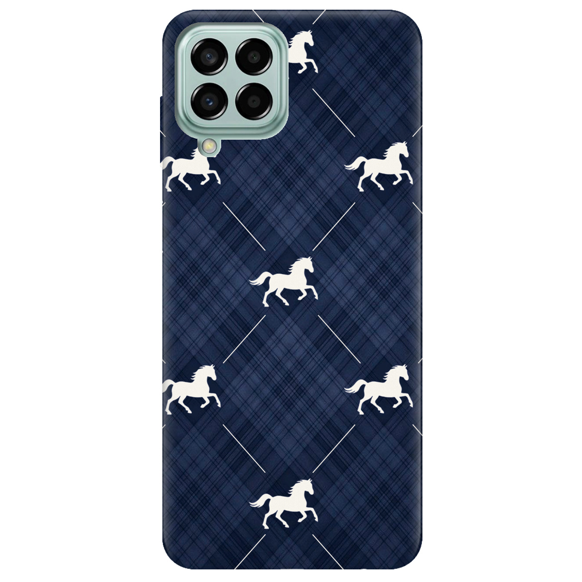 Чехол для Samsung Galaxy M33 5G прозрачный Лошадь классика - фото 1 - Чехлы для телефонов