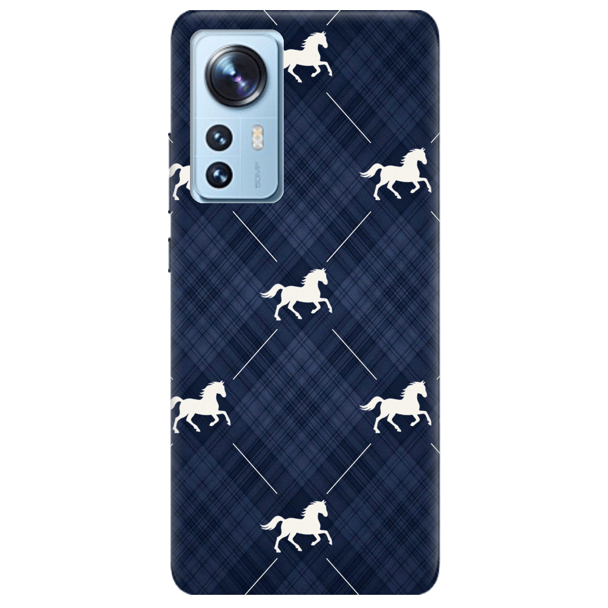 Чехол для Xiaomi 12X прозрачный Лошадь классика - фото 1 - Чехлы для телефонов