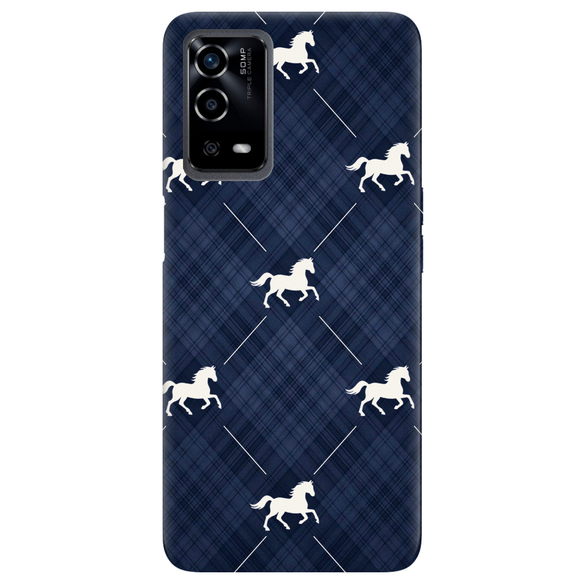 Чехол для Oppo A55 прозрачный Лошадь классика - фото 1 - Чехлы для телефонов