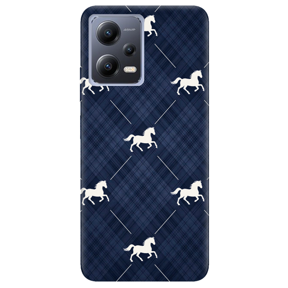 Чехол для Xiaomi Redmi Note 12 5G прозрачный Лошадь классика - фото 1 - Чехлы для телефонов