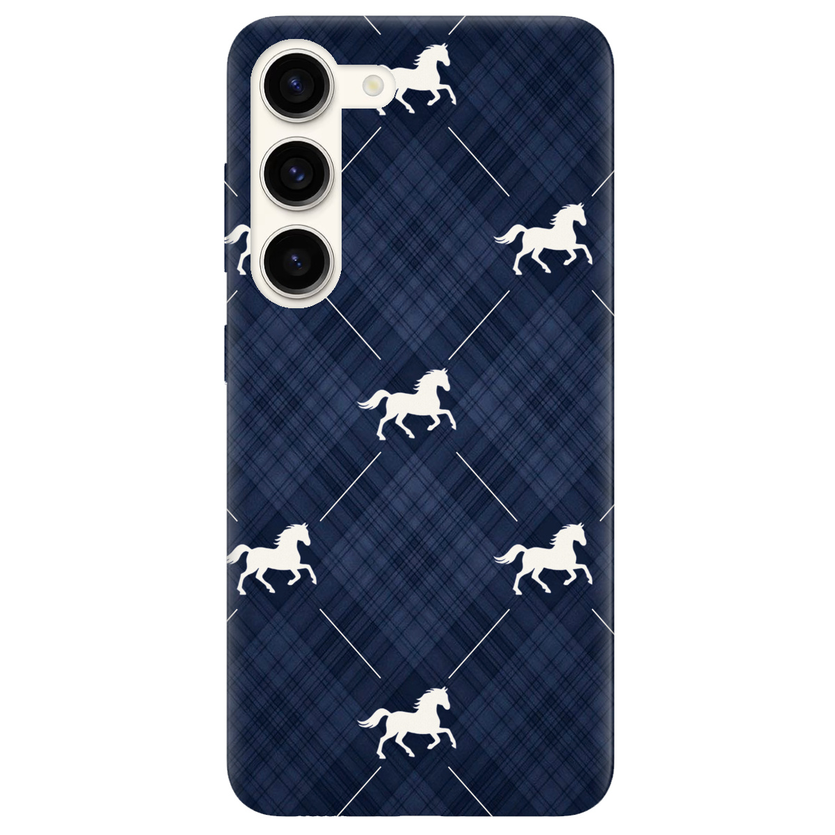 Чехол для Samsung Galaxy S23 прозрачный Лошадь классика - фото 1 - Чехлы для телефонов