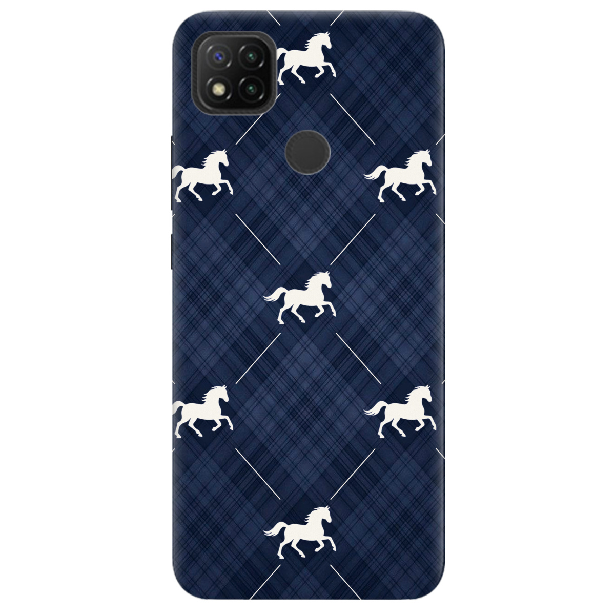 Чехол для Xiaomi Redmi 10A прозрачный Лошадь классика - фото 1 - Чехлы для телефонов