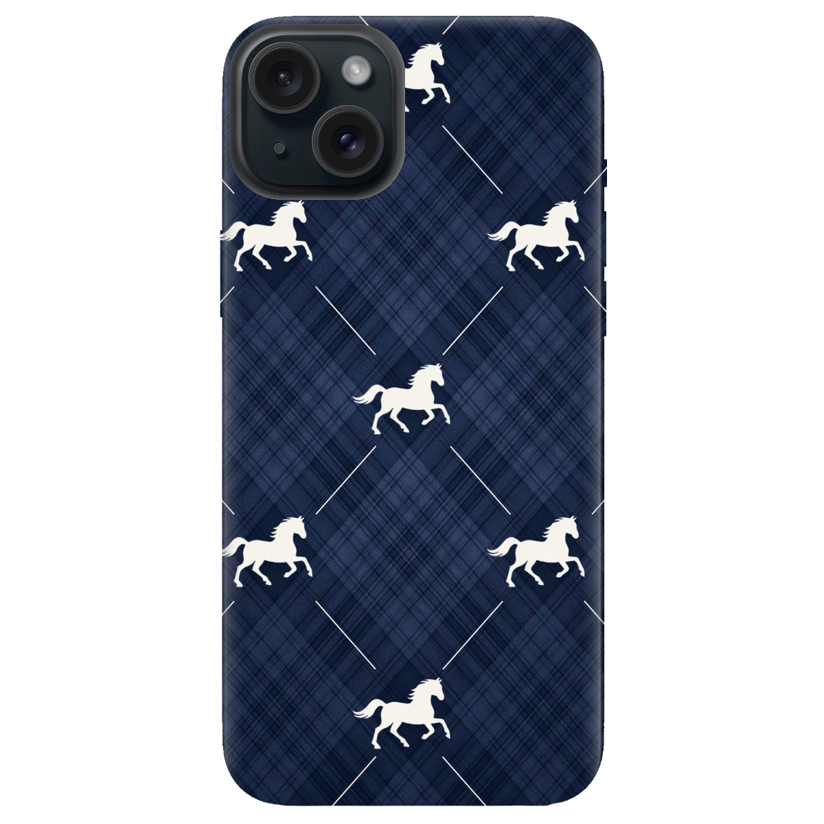 Чохол для Apple iPhone 15 прозорий Кінь класика - фото 1 - Чохли для телефонів