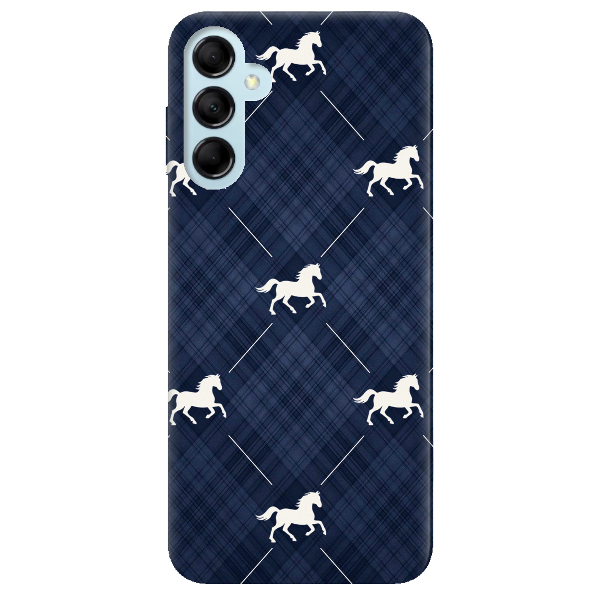 Чехол для Samsung Galaxy M14 5G прозрачный Лошадь классика - фото 1 - Чехлы для телефонов