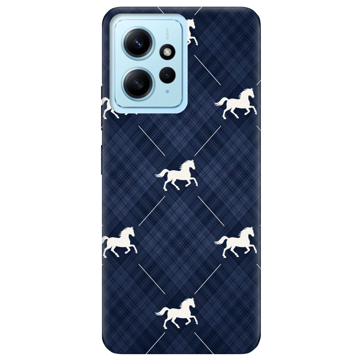 Чехол для Xiaomi Redmi Note 12 4G прозрачный Лошадь классика - фото 1 - Чехлы для телефонов