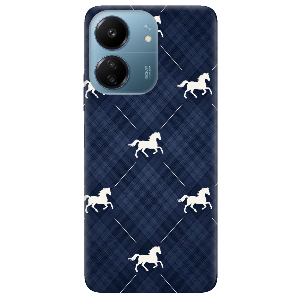 Чохол для Xiaomi Redmi 13C прозорий Кінь класика - фото 1 - Чохли для телефонів