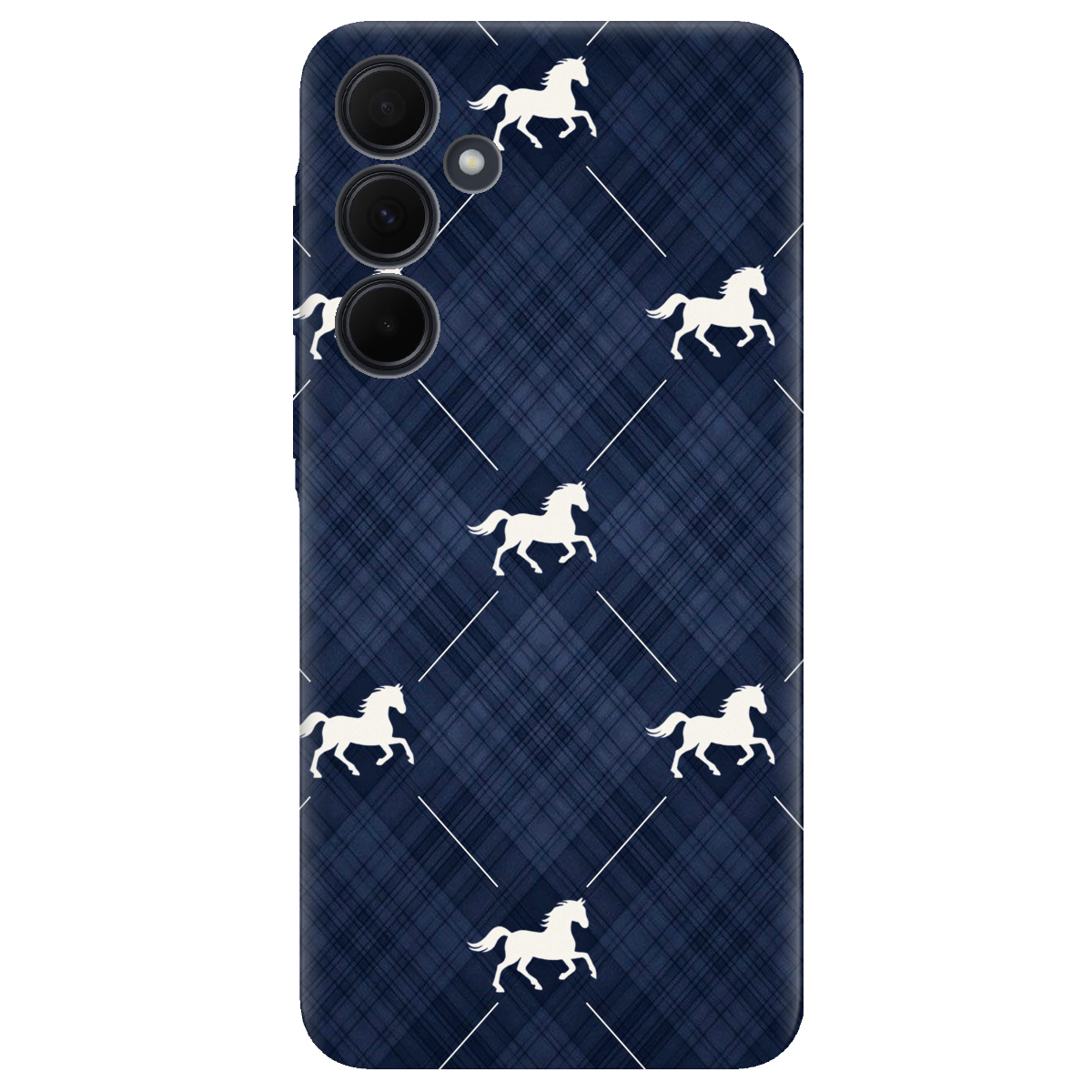 Чехол для Samsung Galaxy A35 прозрачный Лошадь классика - фото 1 - Чехлы для телефонов