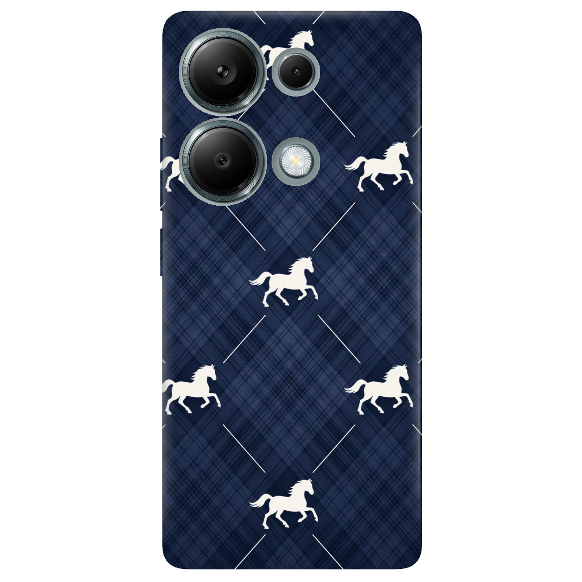 Чехол для Xiaomi Redmi Note 13 Pro 4G прозрачный Лошадь классика - фото 1 - Чехлы для телефонов