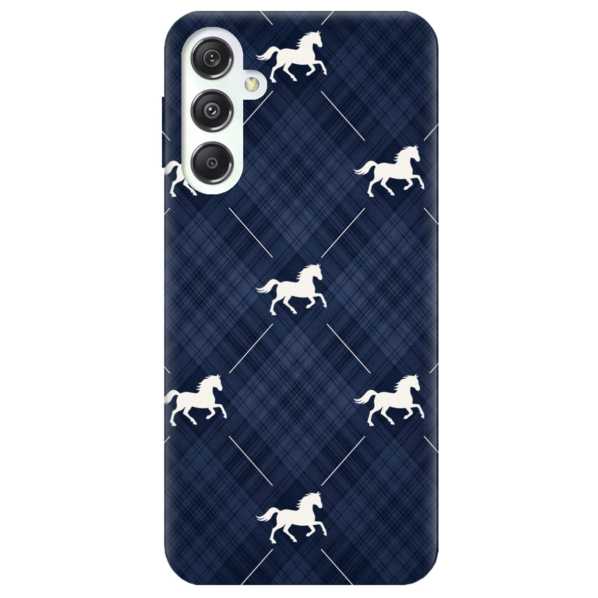 Чехол для Samsung Galaxy M34 5G прозрачный Лошадь классика - фото 1 - Чехлы для телефонов