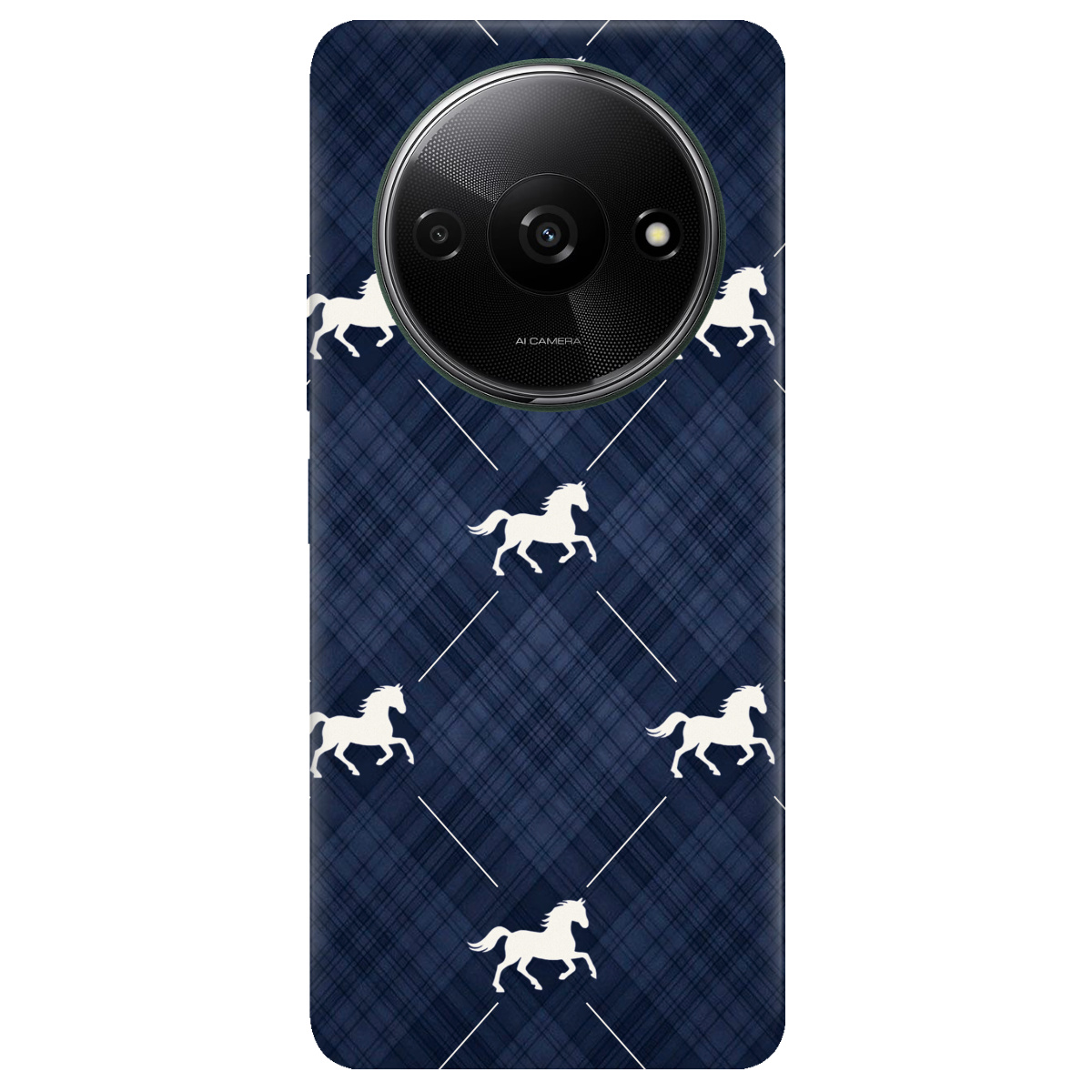 Чехол для Xiaomi Redmi A3 прозрачный Лошадь классика - фото 1 - Чехлы для телефонов