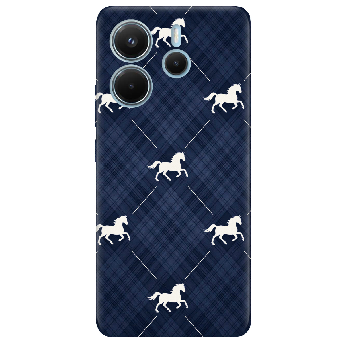 Чохол для Xiaomi Redmi Note 14 4G прозорий Кінь класика - фото 1 - Чохли для телефонів