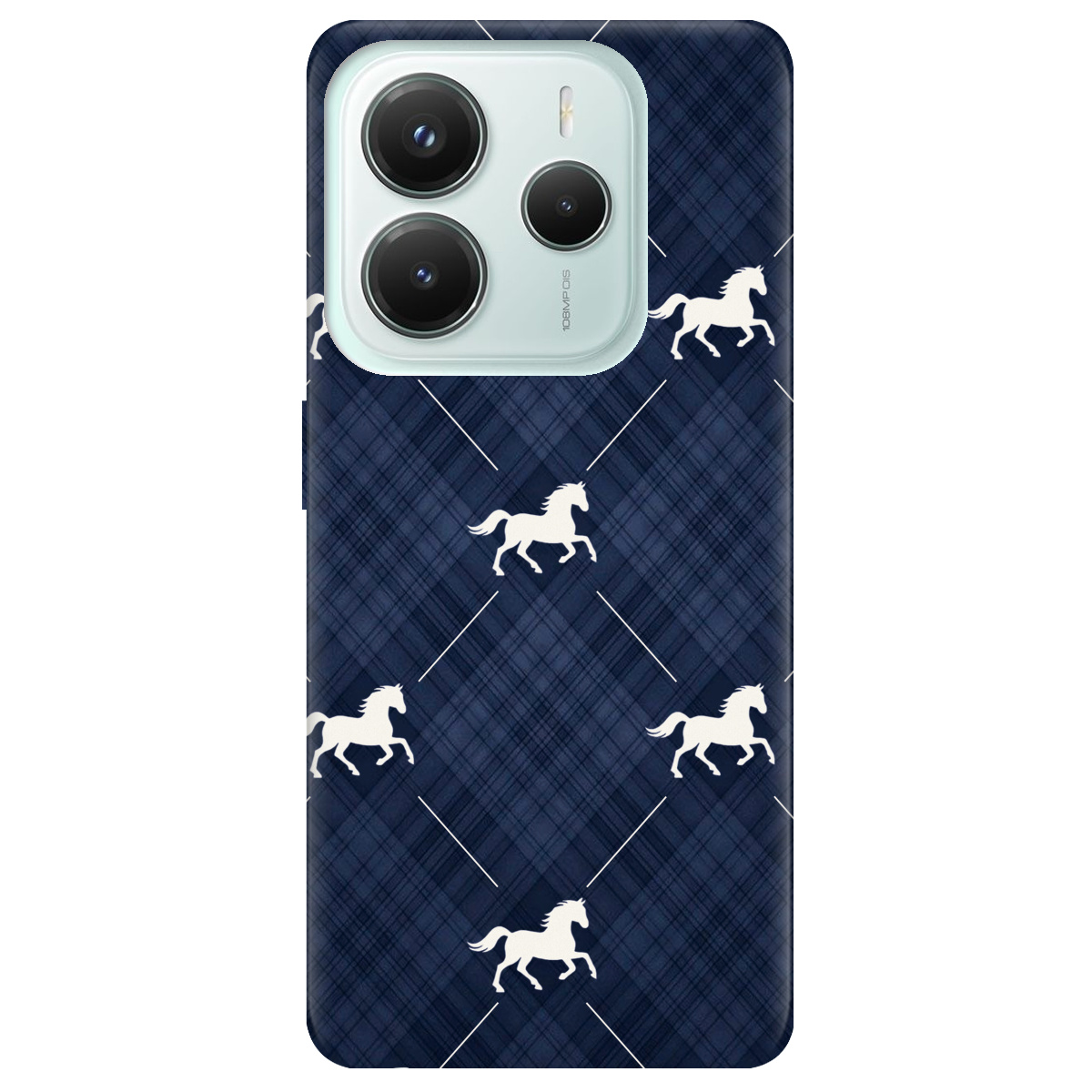 Чехол для Xiaomi Redmi Note 14 5G прозрачный Лошадь классика - фото 1 - Чехлы для телефонов