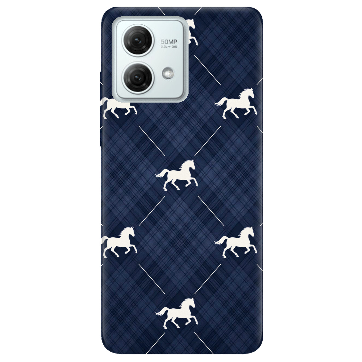 Чехол для Motorola G84 прозрачный Лошадь классика - фото 1 - Чехлы для телефонов