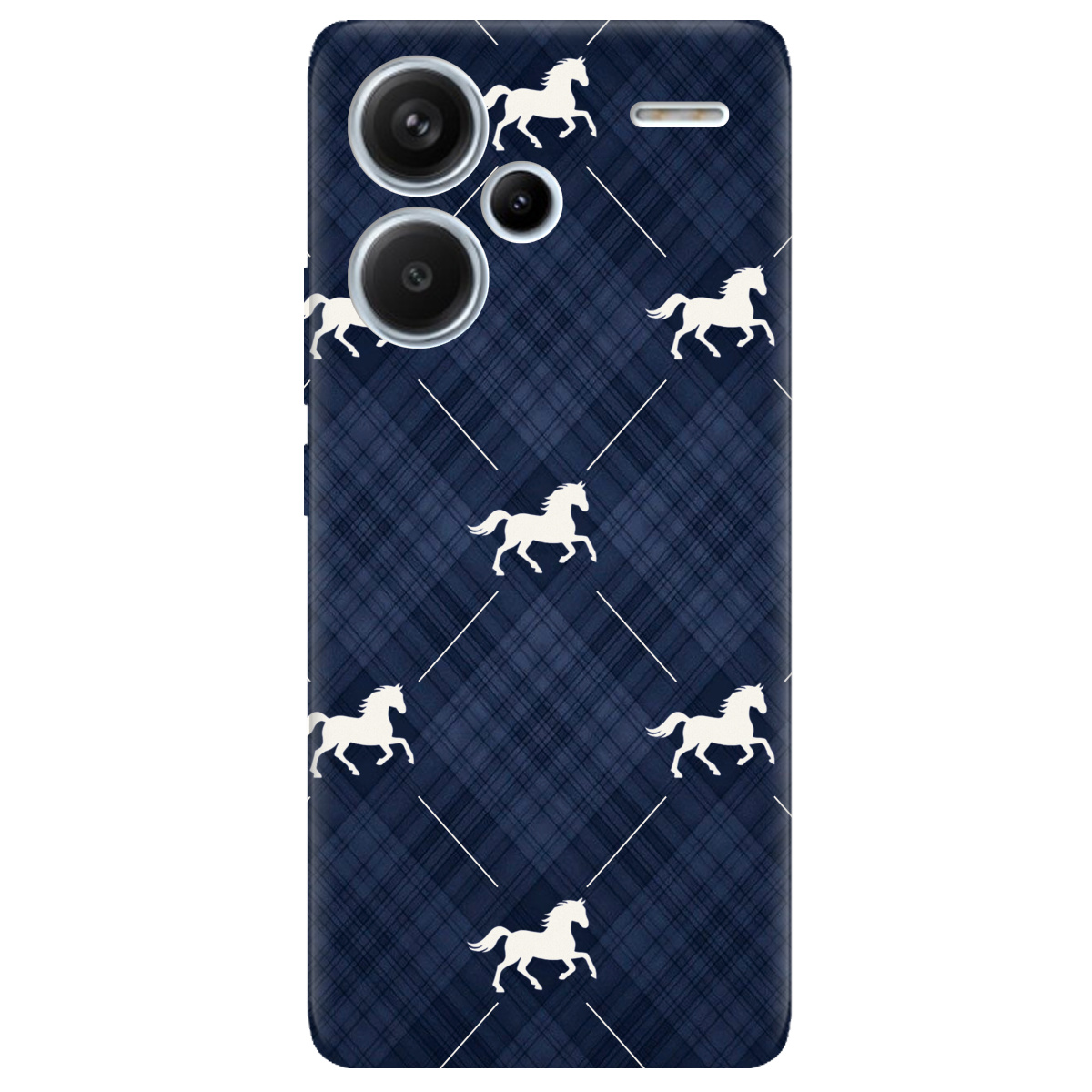 Чехол для Xiaomi Redmi Note 13 Pro + прозрачный Лошадь классика - фото 1 - Чехлы для телефонов