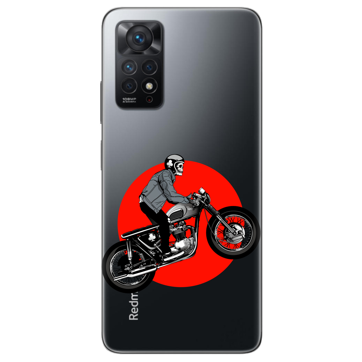 Чохол для Xiaomi Redmi Note 11 Pro прозорий Крути ручку - фото 1 - Чохли для телефонів