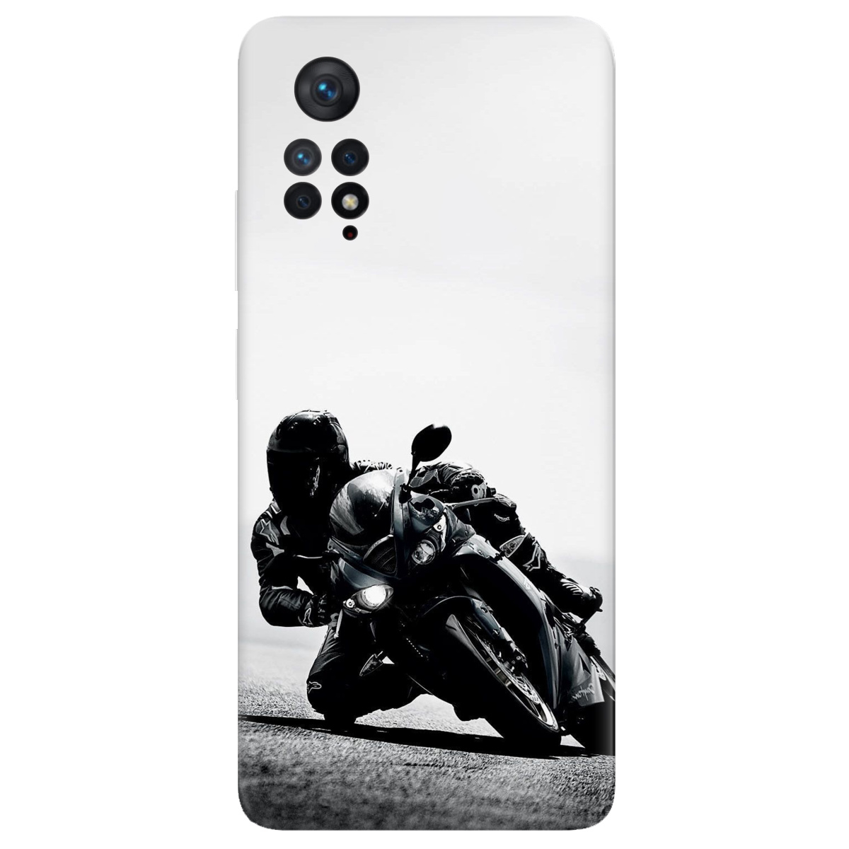 Чехол для Xiaomi Redmi Note 11 Pro прозрачный Крутой заезд - фото 1 - Чехлы для телефонов