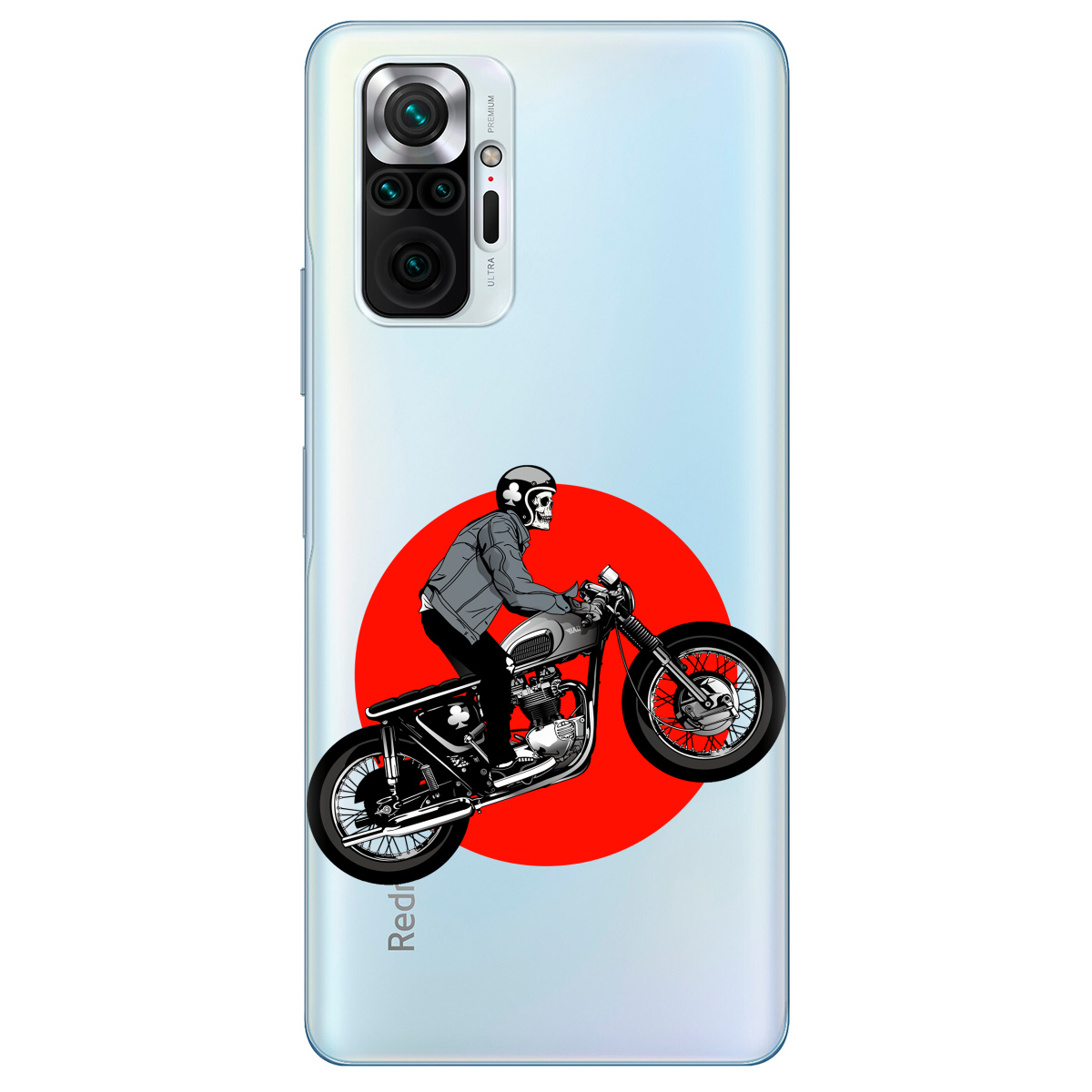 Чохол для Xiaomi Redmi Note 10 Pro прозорий Крути ручку - фото 1 - Чохли для телефонів