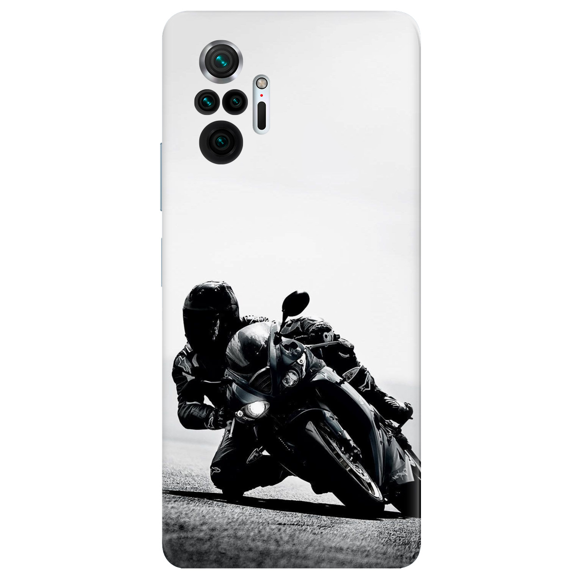 Чохол для Xiaomi Redmi Note 10 Pro прозорий Крутий заїзд - фото 1 - Чохли для телефонів