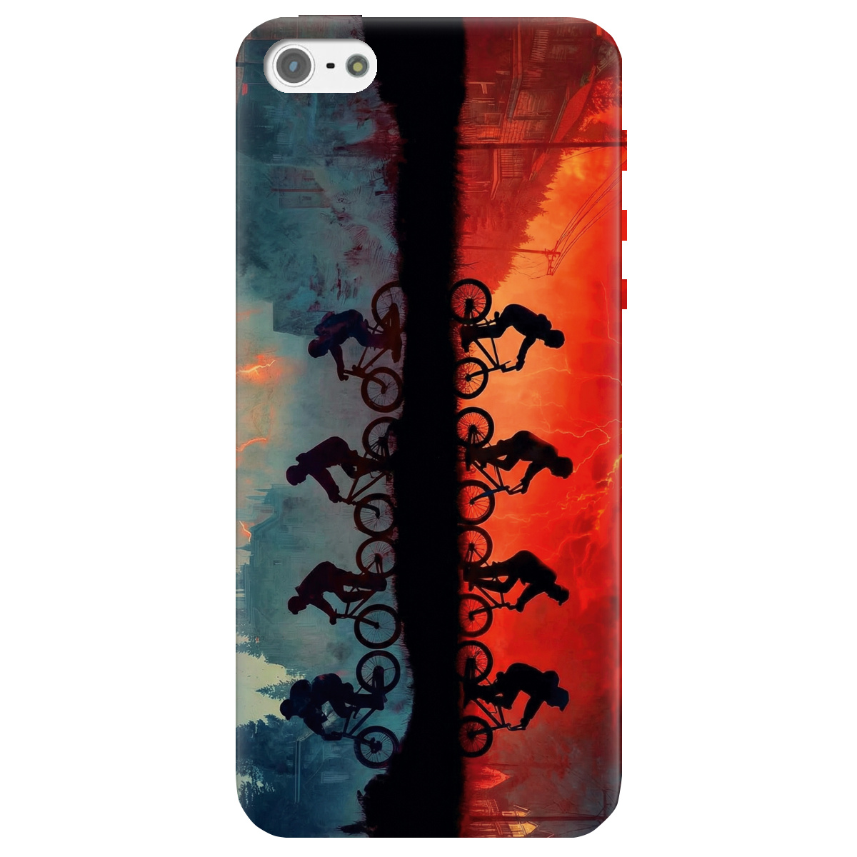 Чехол для Apple iPhone 5 / 5S прозрачный Stranger Things Upside Down - фото 1 - Чехлы для телефонов