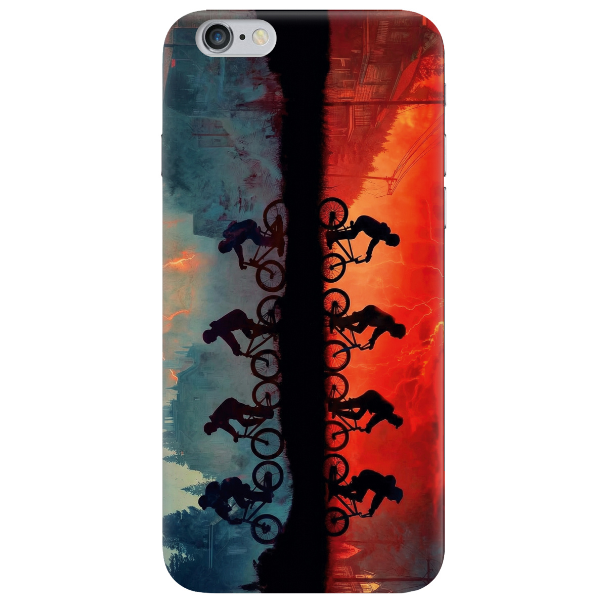 Чохол для Apple iPhone 6/6S прозорий Stranger Things Upside Down - фото 1 - Чохли для телефонів