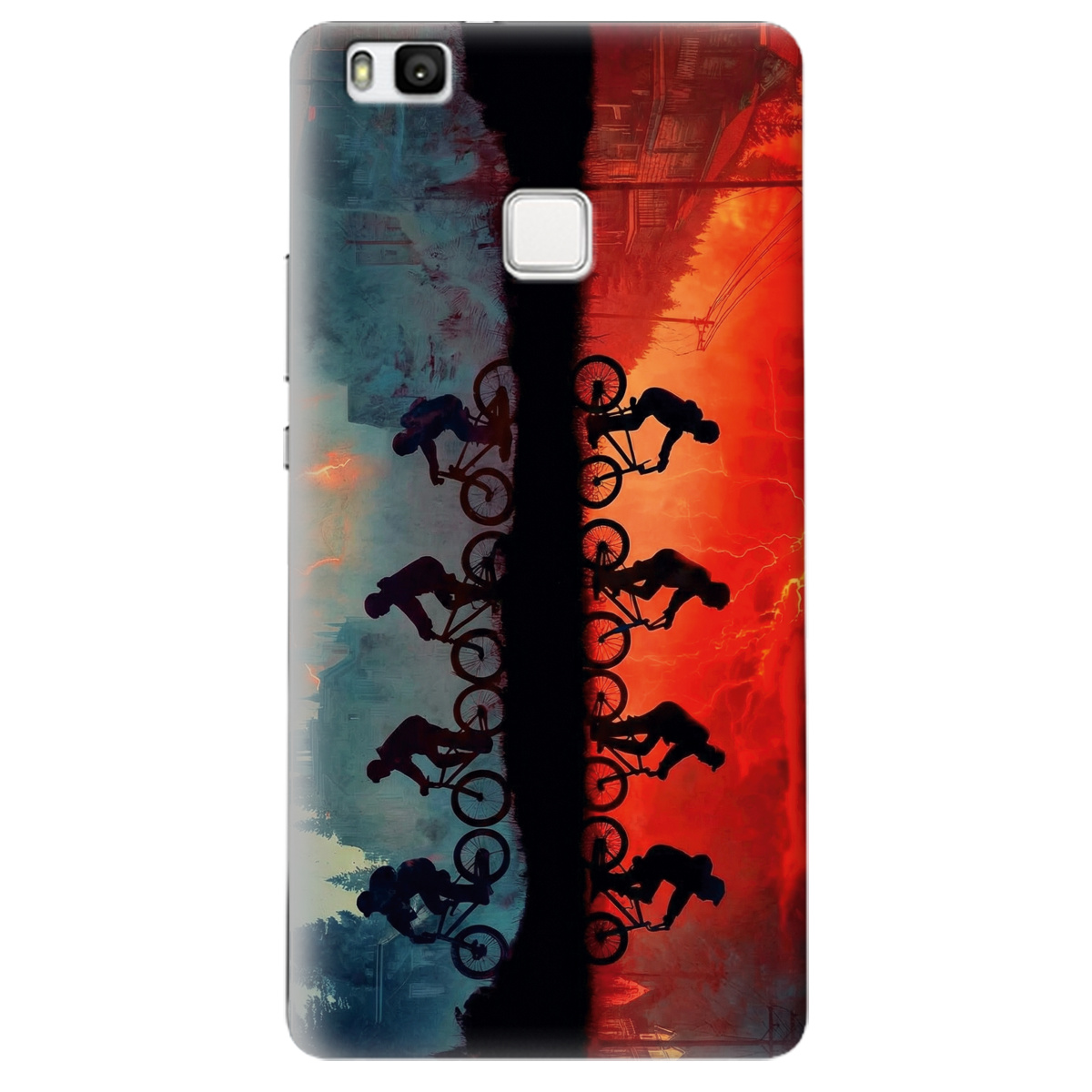 Чехол для Huawei P9 Lite прозрачный Stranger Things Upside Down - фото 1 - Чехлы для телефонов