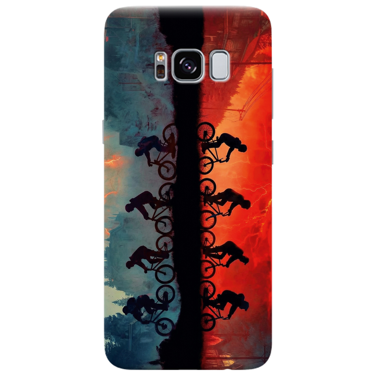 Чехол для Samsung Galaxy S8 прозрачный Stranger Things Upside Down - фото 1 - Чехлы для телефонов