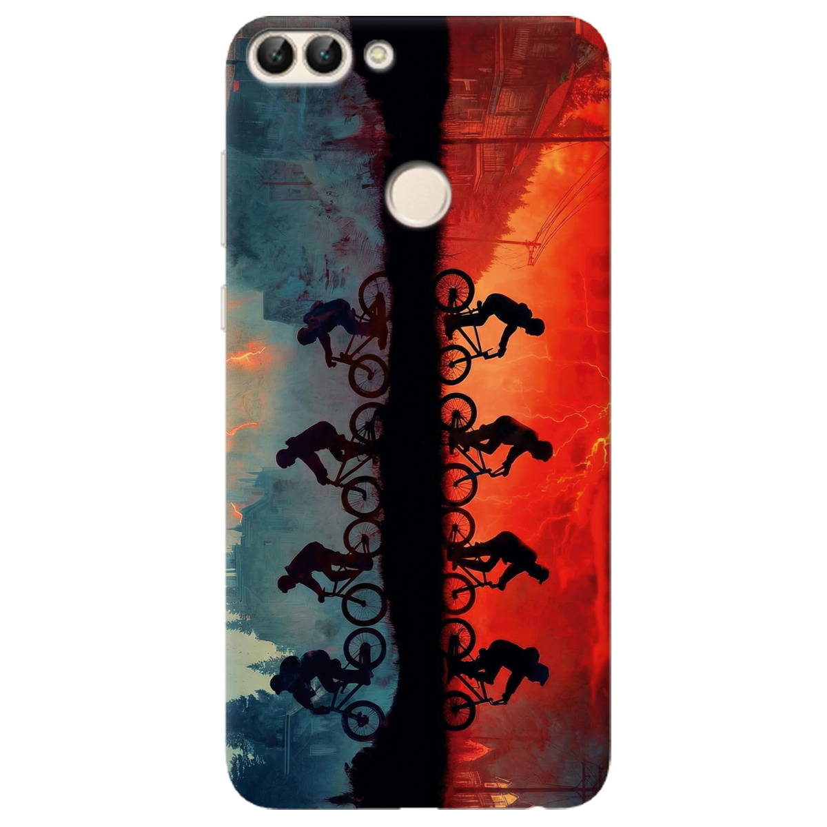 Чехол для Huawei P Smart прозрачный Stranger Things Upside Down - фото 1 - Чехлы для телефонов