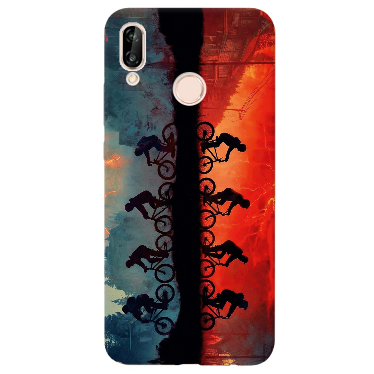 Чохол для Huawei P20 Lite прозорий Stranger Things Upside Down - фото 1 - Чохли для телефонів