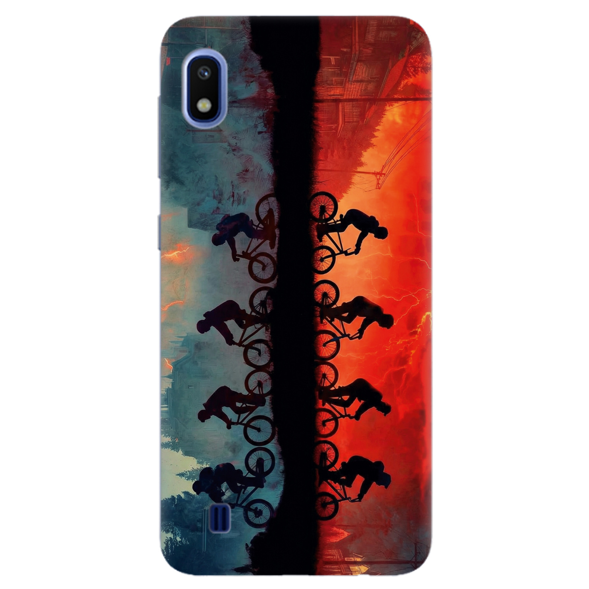 Чохол для Samsung Galaxy A10 прозорий Stranger Things Upside Down - фото 1 - Чохли для телефонів