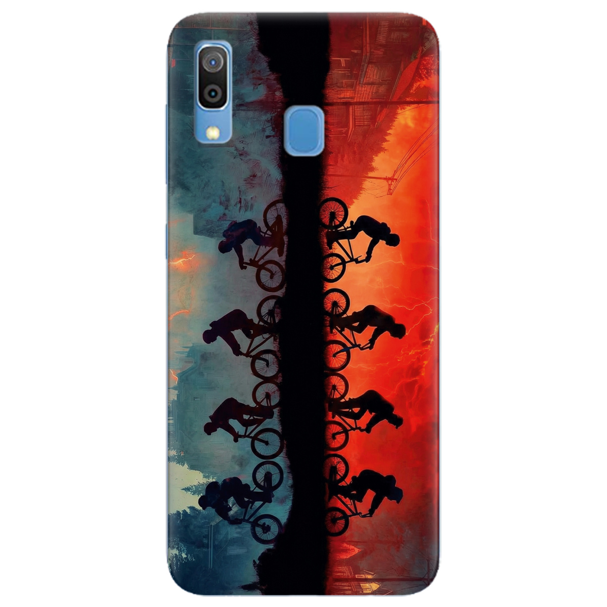 Чохол для Samsung Galaxy A30 прозорий Stranger Things Upside Down - фото 1 - Чохли для телефонів