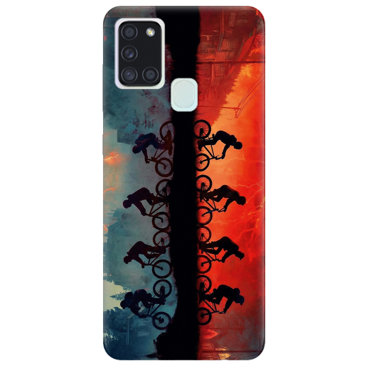 Чохол для Samsung Galaxy A21s прозорий Stranger Things Upside Down - фото 1 - Чохли для телефонів