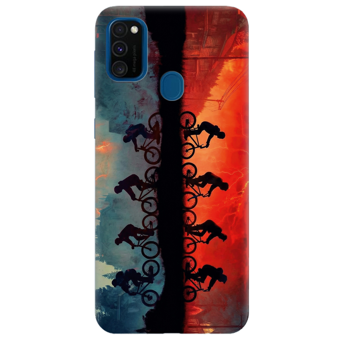 Чохол для Samsung Galaxy M21 прозорий Stranger Things Upside Down - фото 1 - Чохли для телефонів