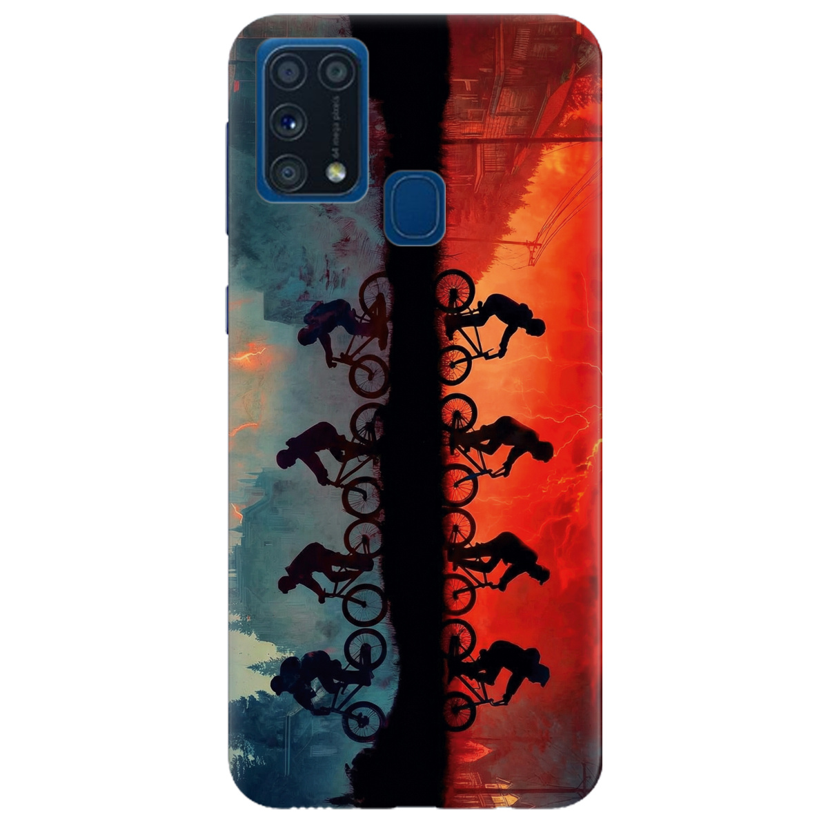 Чохол для Samsung Galaxy M31 прозорий Stranger Things Upside Down - фото 1 - Чохли для телефонів