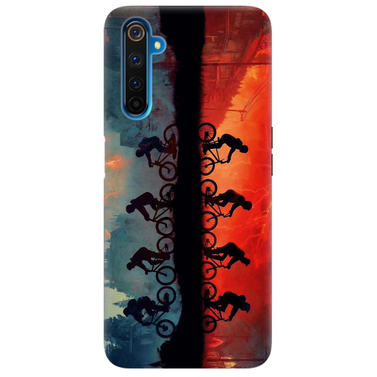 Чехол для Realme 6 Pro прозрачный Stranger Things Upside Down - фото 1 - Чехлы для телефонов