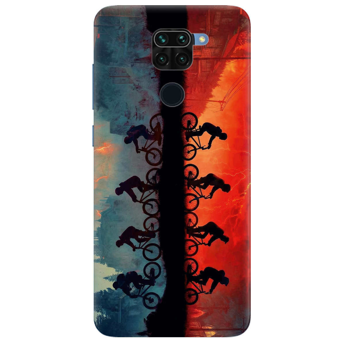 Чохол для Xiaomi Redmi Note 9 прозорий Stranger Things Upside Down - фото 1 - Чохли для телефонів