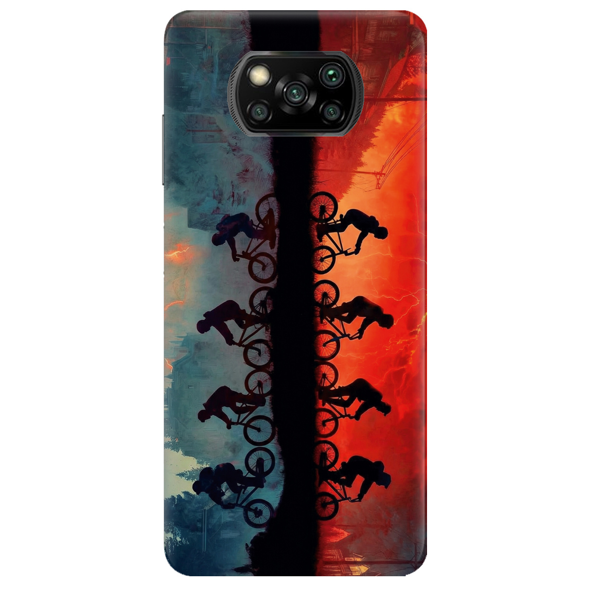 Чехол для Xiaomi Poco X3 прозрачный Stranger Things Upside Down - фото 1 - Чехлы для телефонов