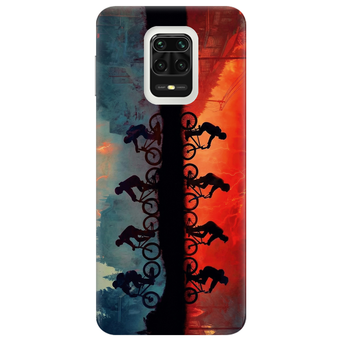 Чехол для Xiaomi Redmi Note 9s прозрачный Stranger Things Upside Down - фото 1 - Чехлы для телефонов