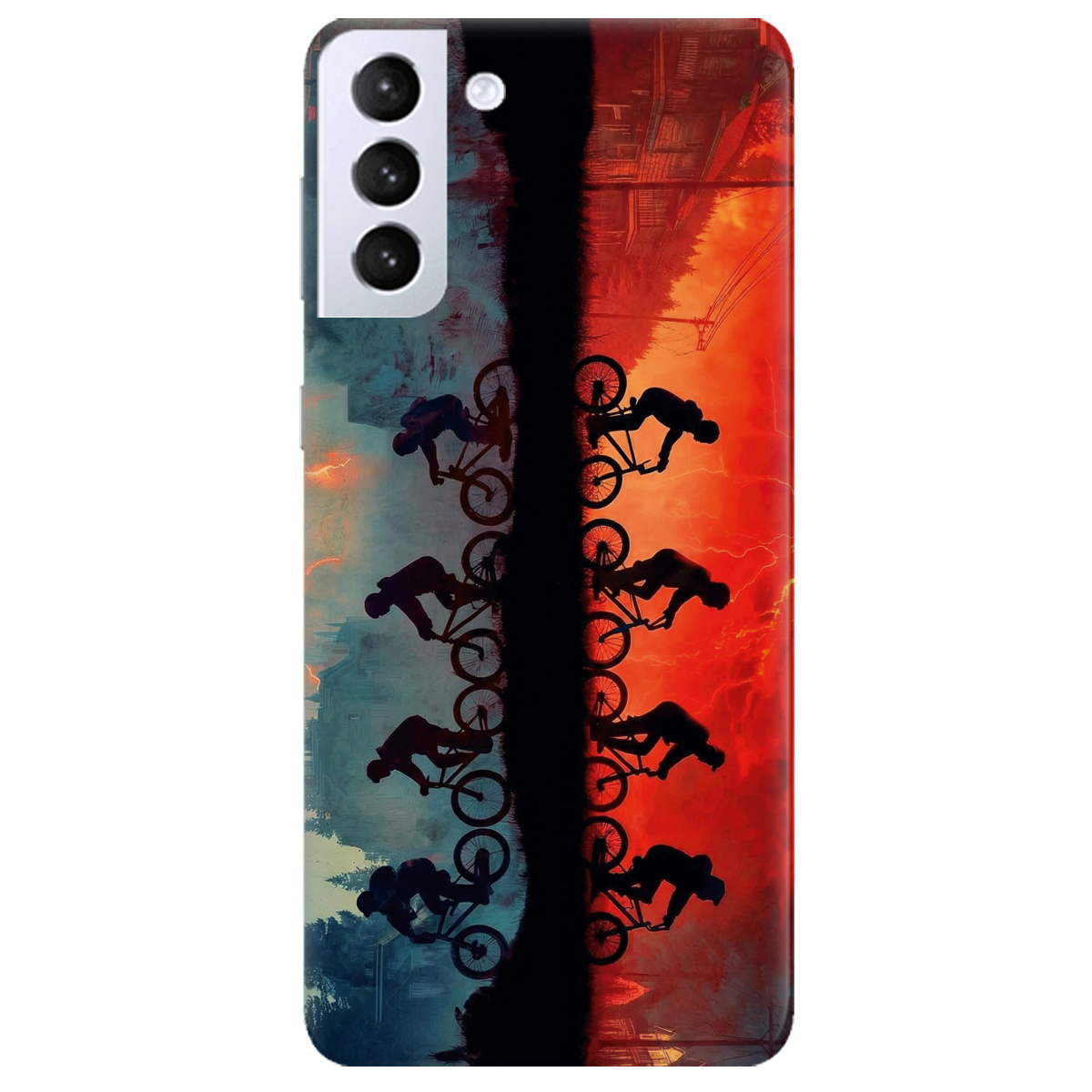 Чохол для Samsung Galaxy S21 прозорий Stranger Things Upside Down - фото 1 - Чохли для телефонів