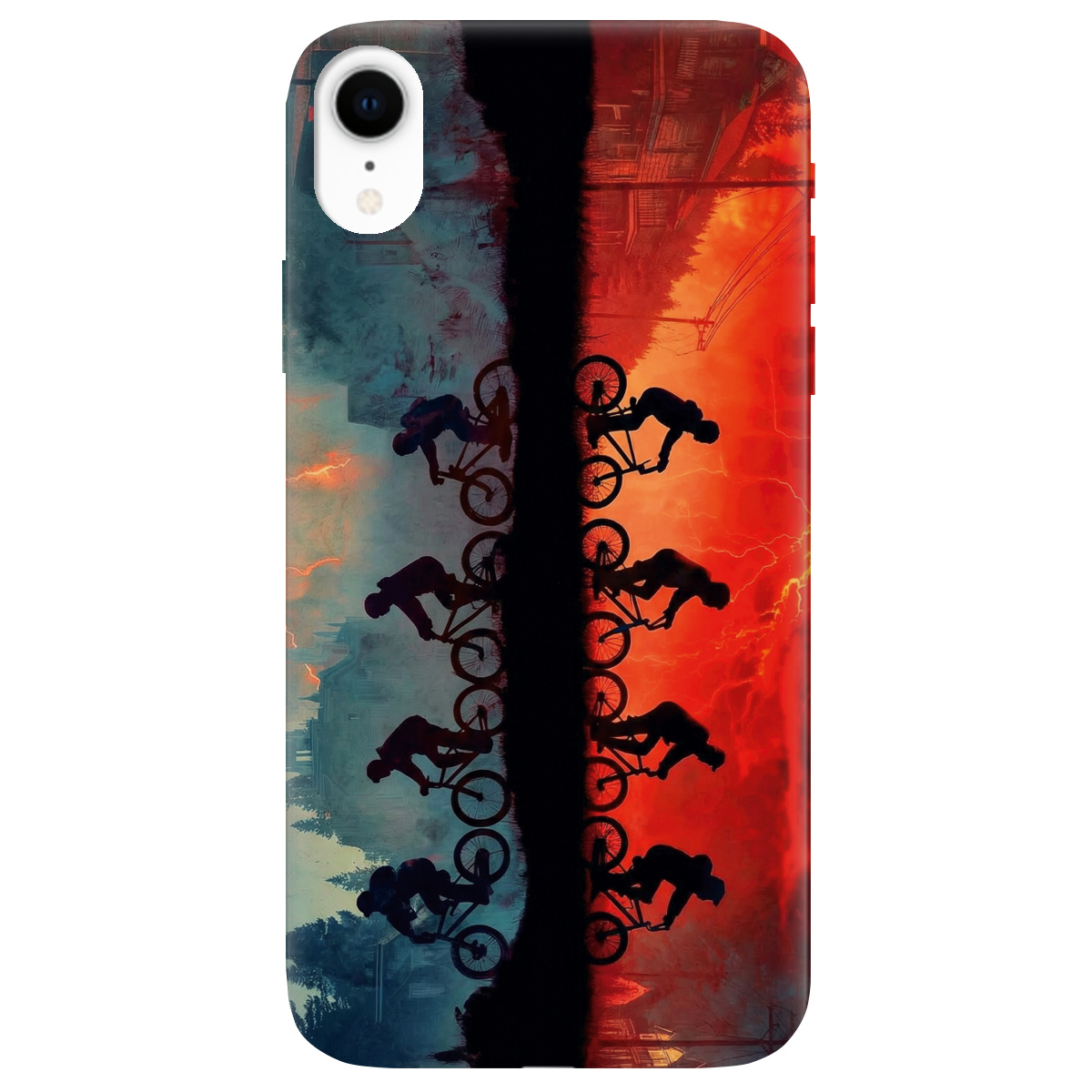 Чехол для Apple iPhone XR прозрачный Stranger Things Upside Down - фото 1 - Чехлы для телефонов