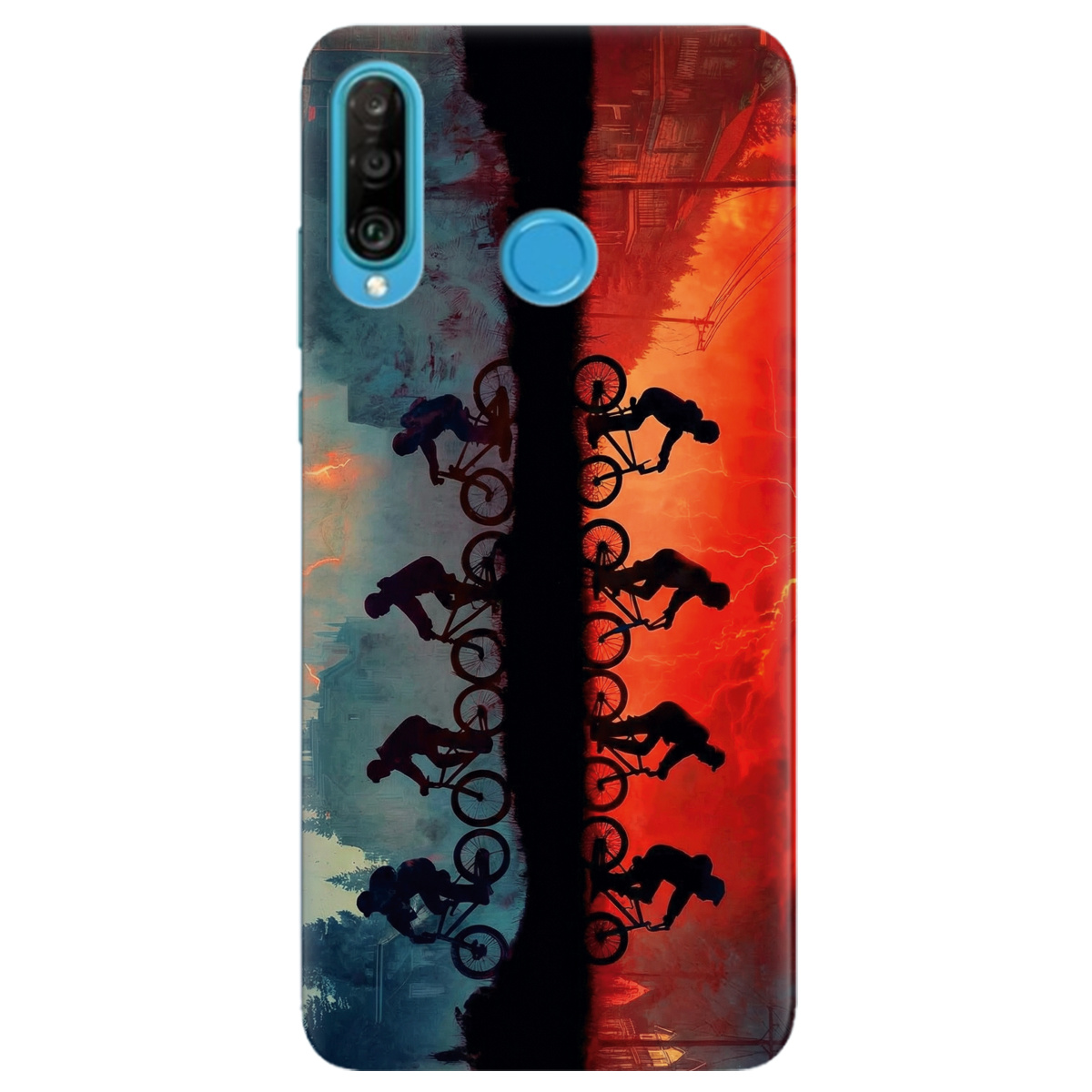 Чехол для Huawei P30 Lite прозрачный Stranger Things Upside Down - фото 1 - Чехлы для телефонов