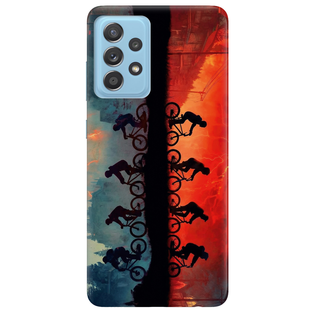 Чехол для Samsung Galaxy A52 прозрачный Stranger Things Upside Down - фото 1 - Чехлы для телефонов