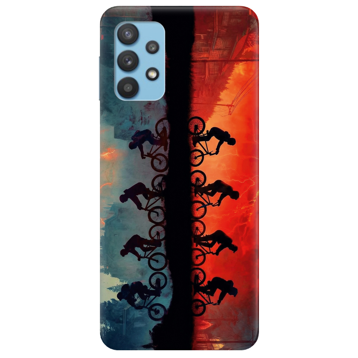 Чехол для Samsung Galaxy A32 4G прозрачный Stranger Things Upside Down - фото 1 - Чехлы для телефонов