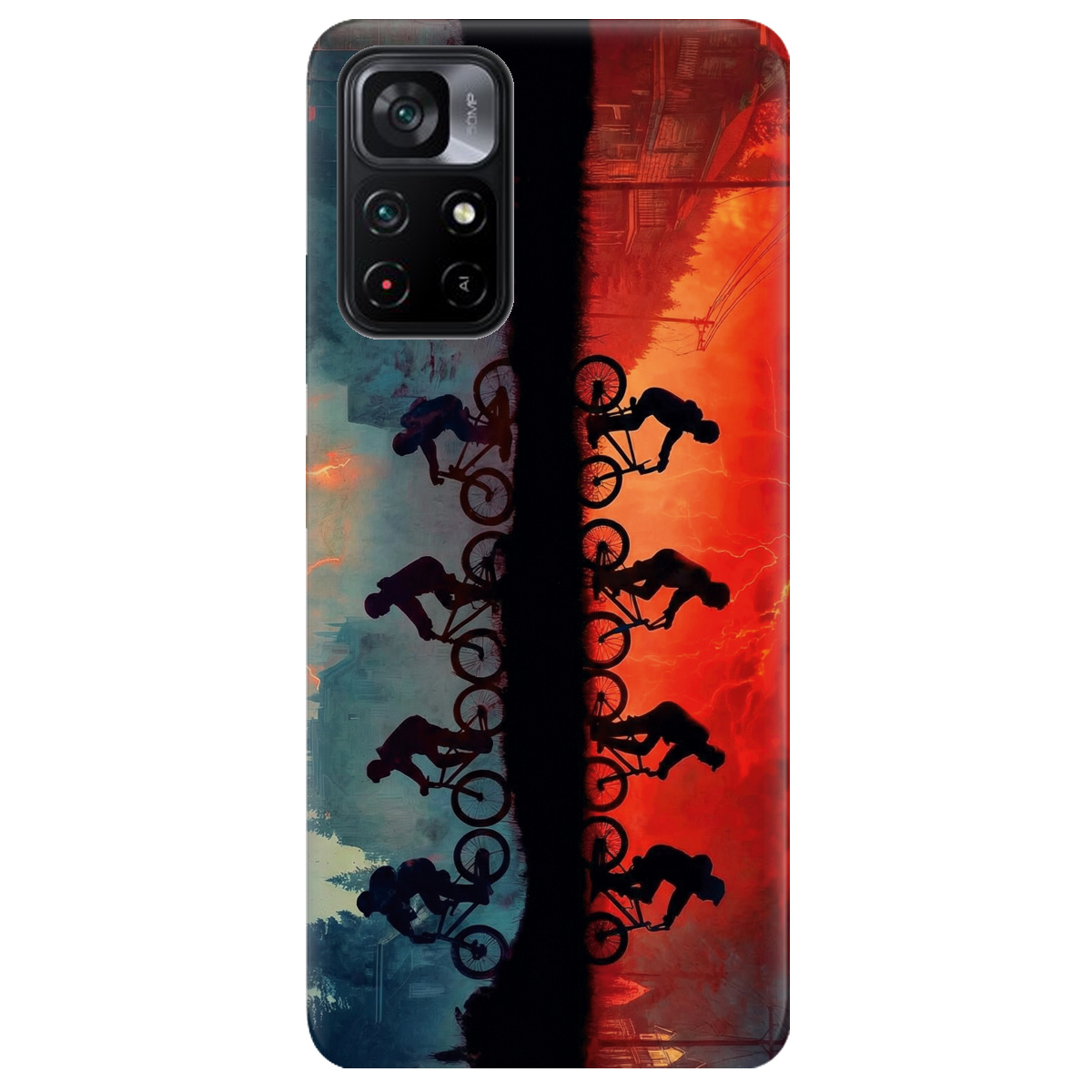 Чохол для Xiaomi Poco M4 Pro 5G прозорий Stranger Things Upside Down - фото 1 - Чохли для телефонів