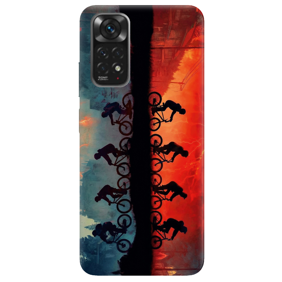 Чехол для Xiaomi Redmi Note 11 прозрачный Stranger Things Upside Down - фото 1 - Чехлы для телефонов