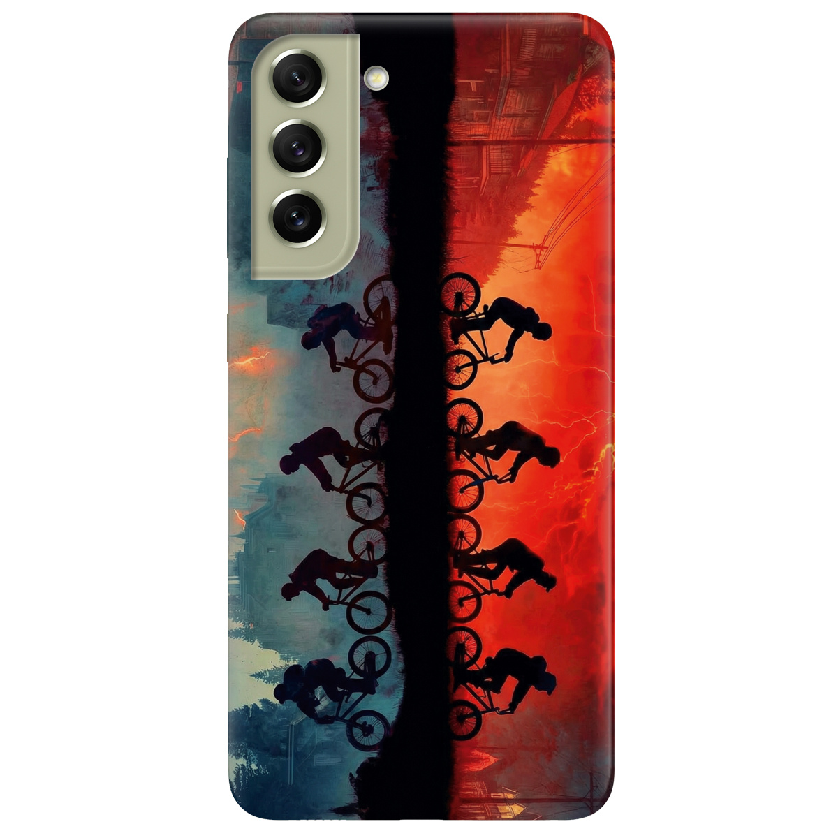 Чохол для Samsung Galaxy S21 FE прозорий Stranger Things Upside Down - фото 1 - Чохли для телефонів