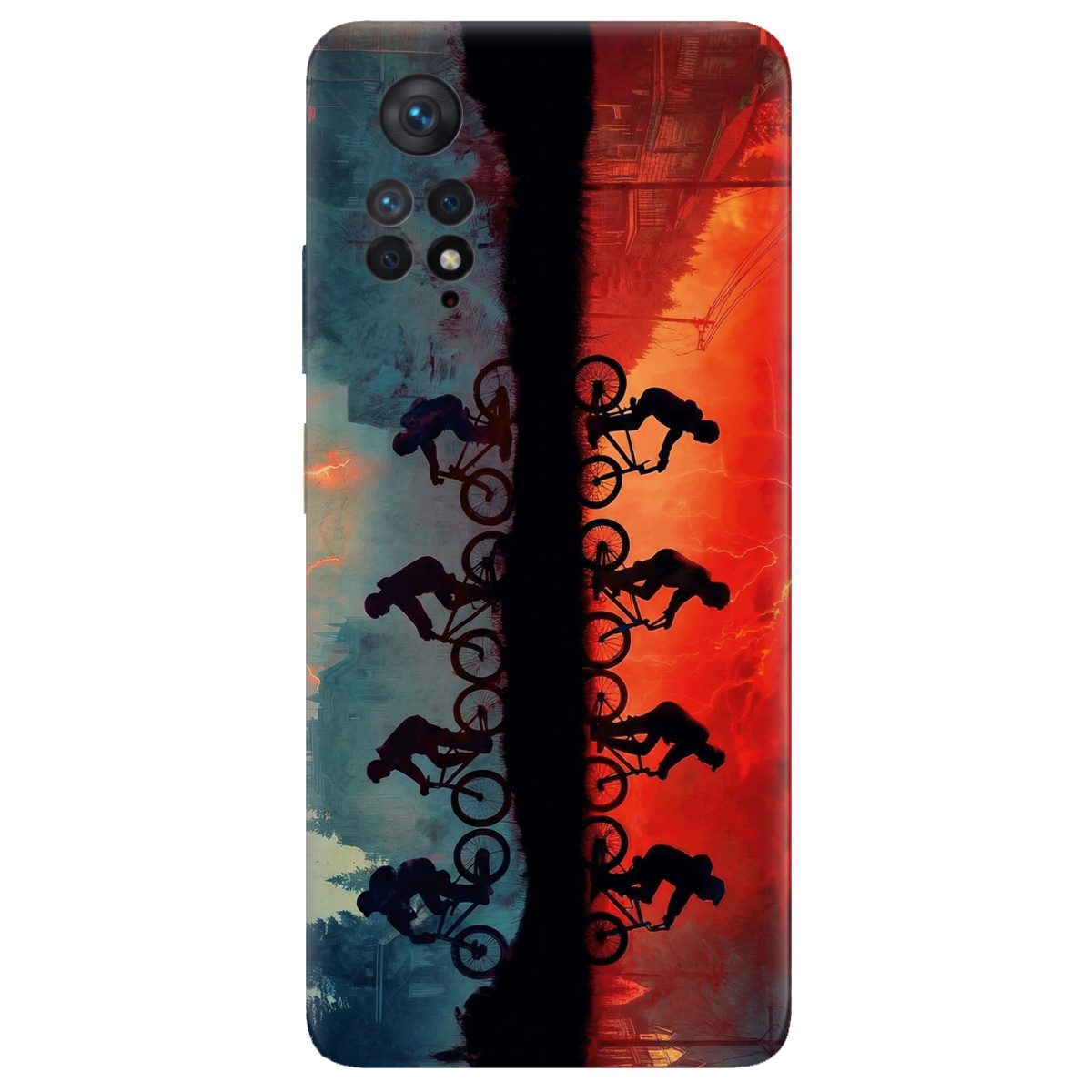 Чохол для Xiaomi Redmi Note 11 Pro прозорий Stranger Things Upside Down - фото 1 - Чохли для телефонів