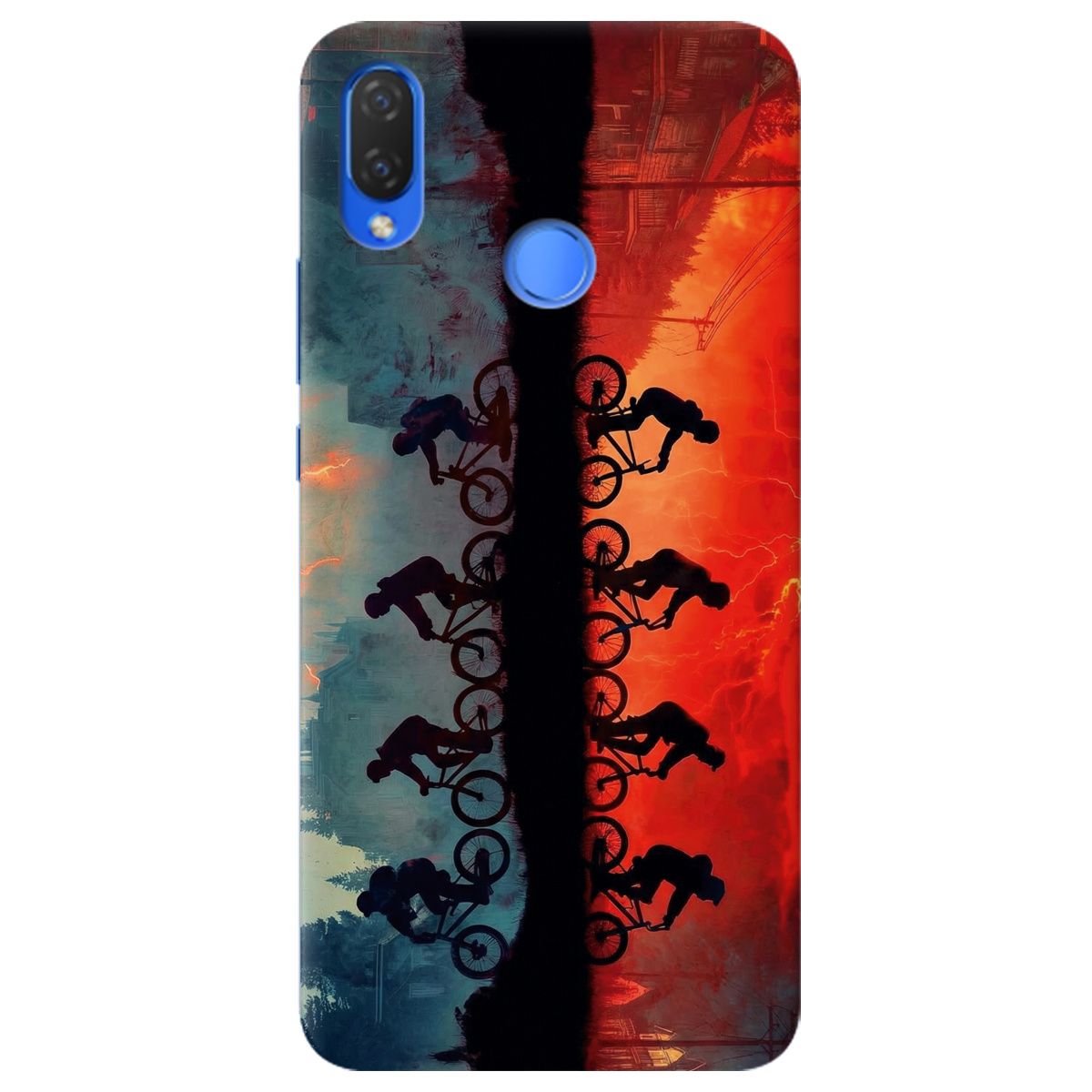 Чехол для Huawei P Smart Plus прозрачный Stranger Things Upside Down - фото 1 - Чехлы для телефонов