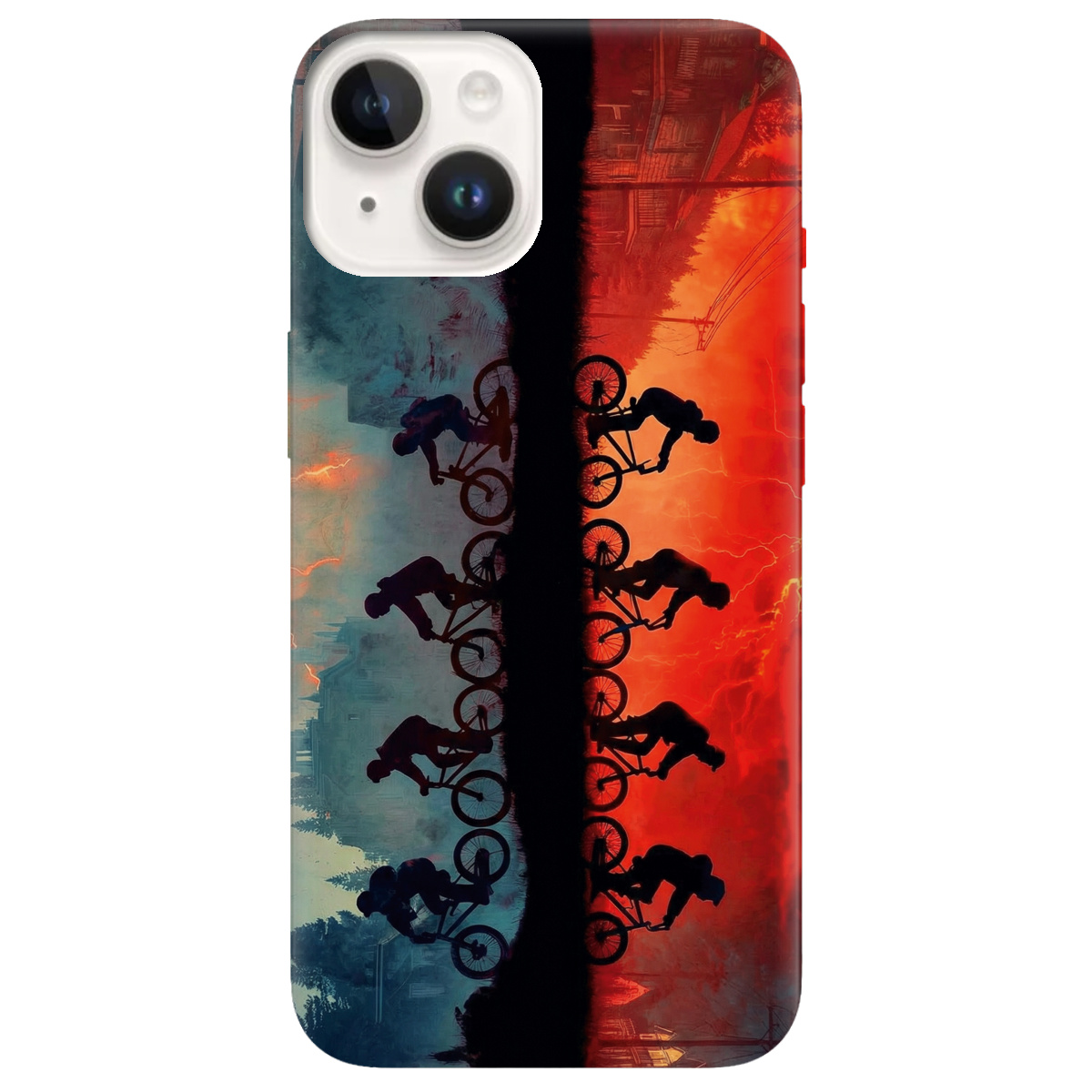 Чохол для Apple iPhone 14 прозорий Stranger Things Upside Down - фото 1 - Чохли для телефонів