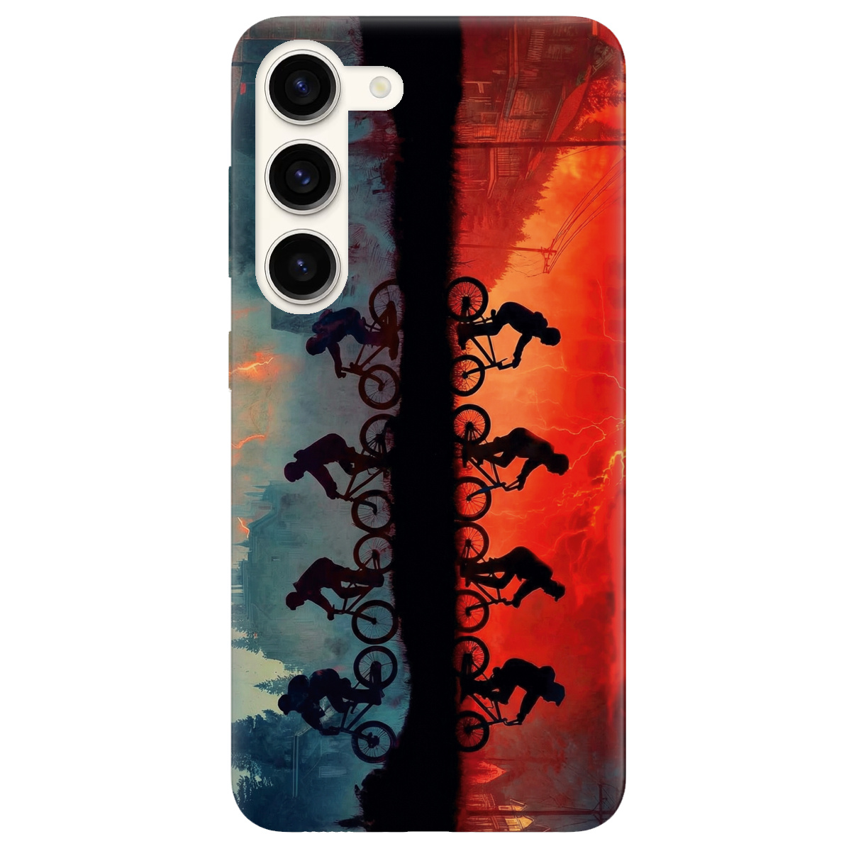 Чохол для Samsung Galaxy S23 прозорий Stranger Things Upside Down - фото 1 - Чохли для телефонів