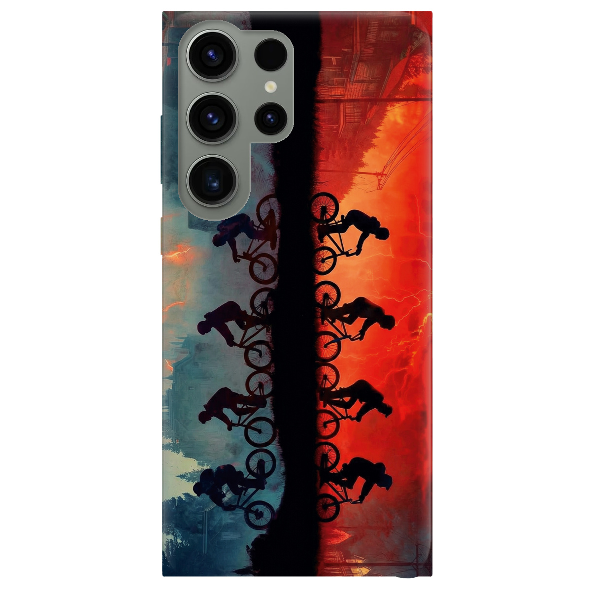 Чехол для Samsung Galaxy S23 Ultra прозрачный Stranger Things Upside Down - фото 1 - Чехлы для телефонов